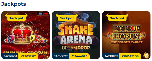 PlayToro Casino Jackpot Games