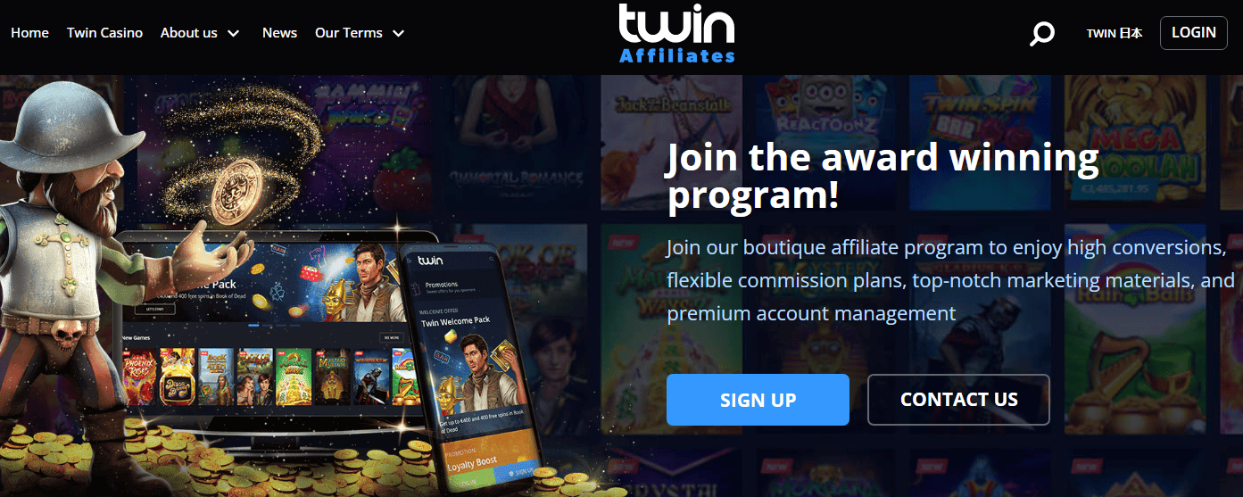Twin Casino Affiliate Program