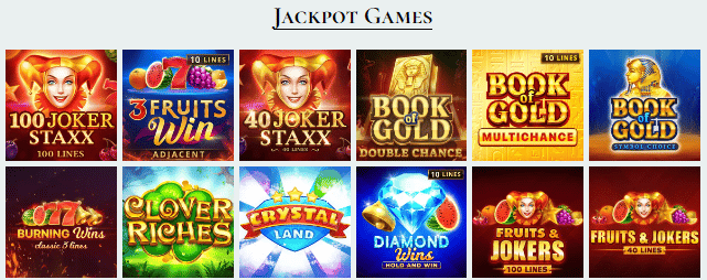 Avalon78 Casino Jackpot Games