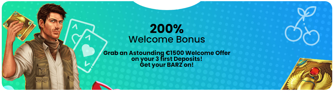 Barz Casino Welcome Bonus