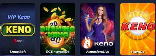 Bet it All Casino Keno Games