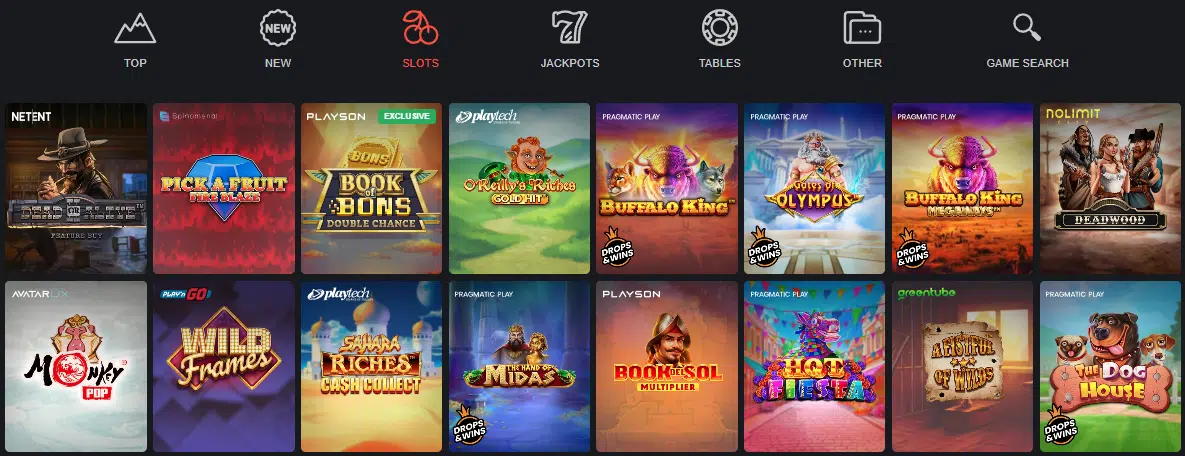 Bons Casino Slot Games