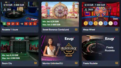 Frank Live Casino Games Frank Live Casino Games
