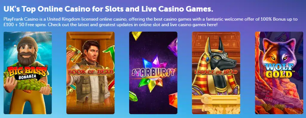 PlayFrank Casino Benefits