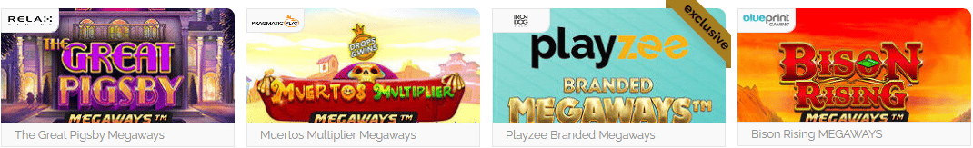 Playzee Casino Megaways Games