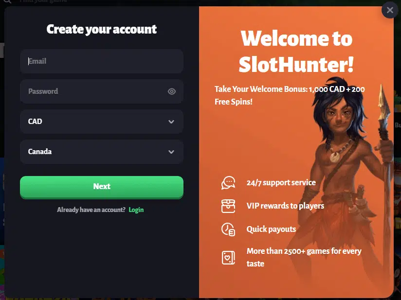 Slot Hunter Casino Sign Up Process Slot Hunter Casino Sign Up Process