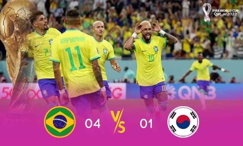 Stadion 974 di FIFA menyaksikan Brasil mengalahkan Korea Selatan 4-1
