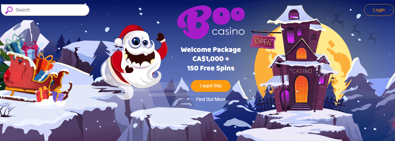 Boo Casino User Interface