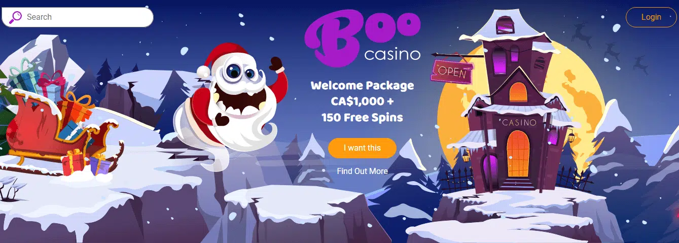 Boo Casino User Interface Boo Casino User Interface