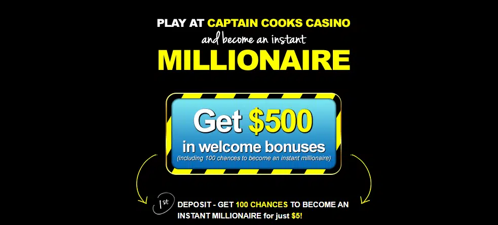Captain Cooks Casino Welcome Bonus Captain Cooks Casino Welcome Bonus