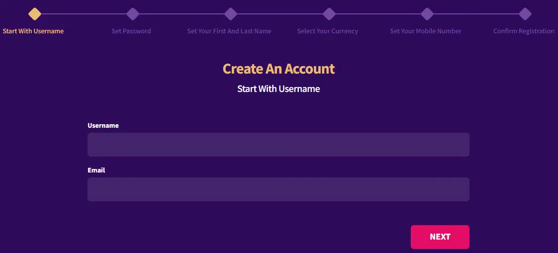 Haz Casino Sign Up Process
