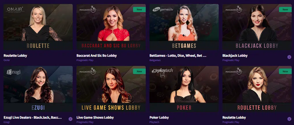 Live Casino Games by Haz Casino