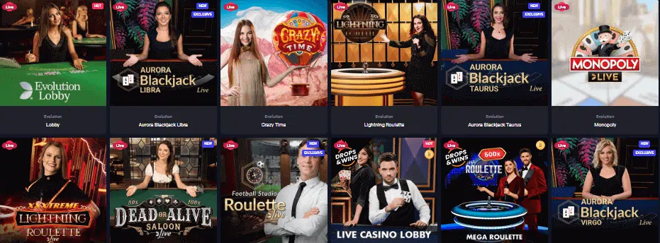 Live Casino Games - Woo Casino Live Casino Games - Woo Casino