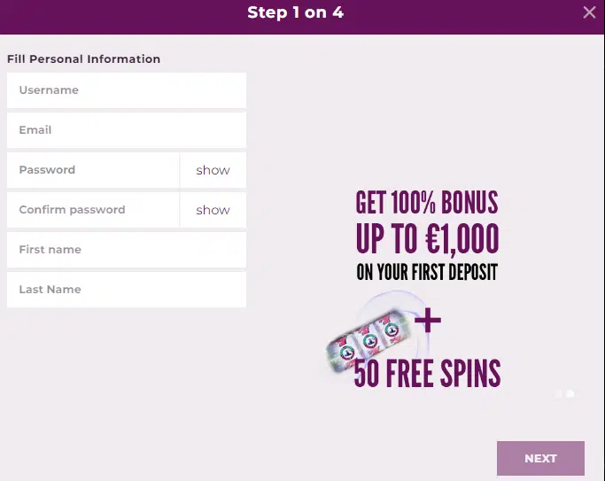 Magical Spin Casino Sign Up Process Magical Spin Casino Sign Up Process