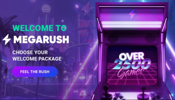 MegaRush Casino Welcome Bonus