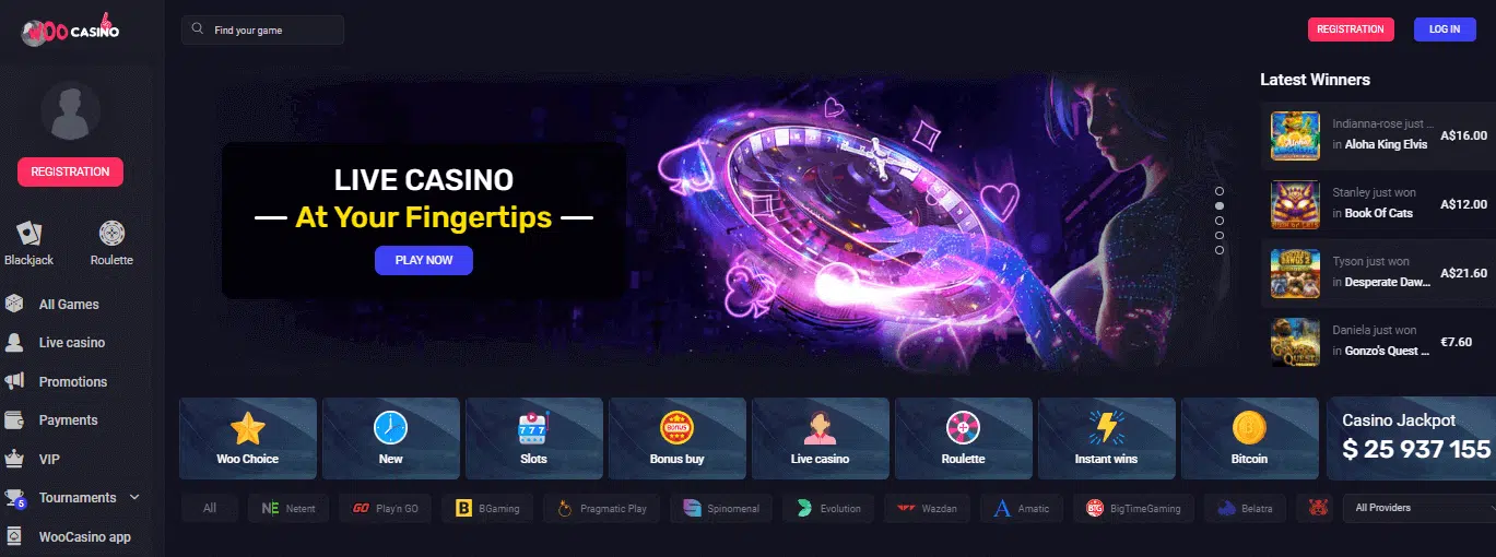 Overview - Woo Casino Overview - Woo Casino