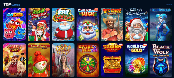 PlayZilla Casino Top Games