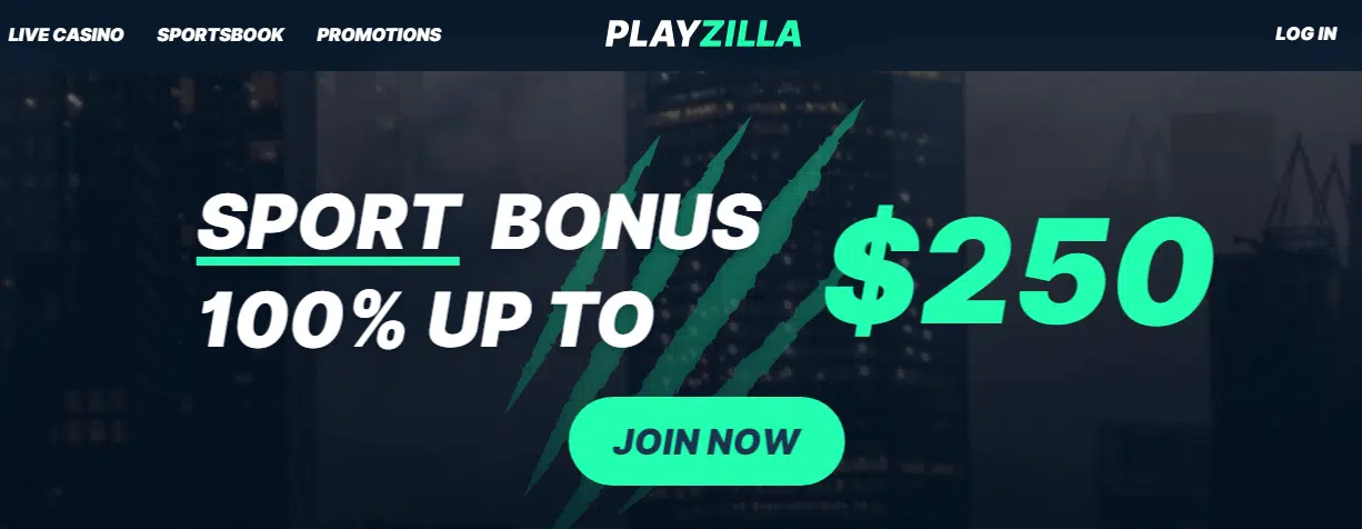 PlayZilla Casino User Interface