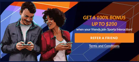 Sports Interaction: Refer a Friend Promo Sports Interaction: Refer a Friend Promo