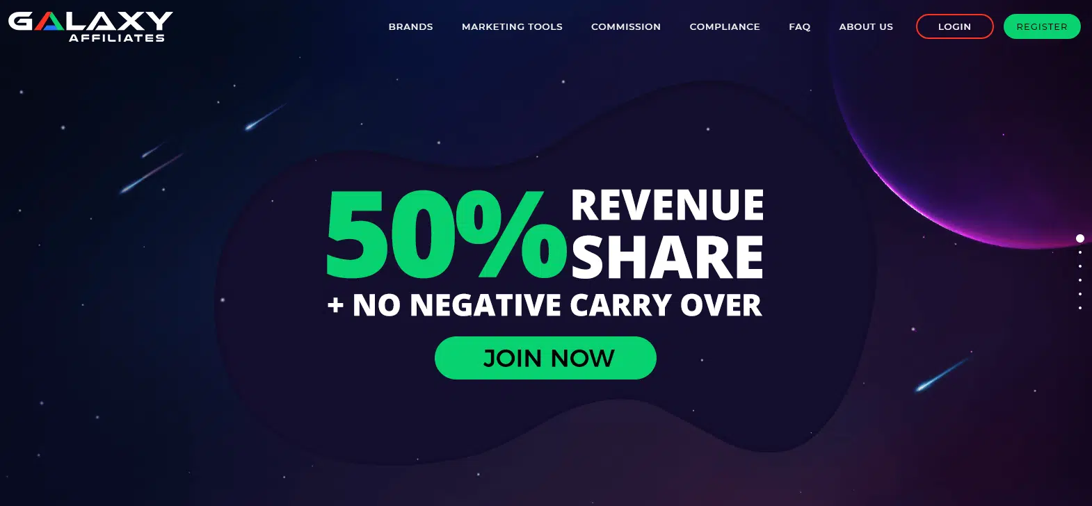 Swift Casino Affiliate Program via Galaxy Affiliates