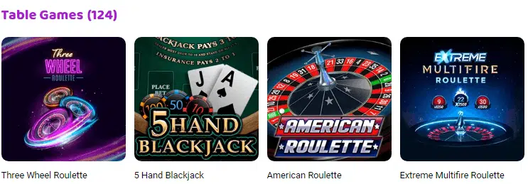Table Games by Boo Casino Table Games by Boo Casino