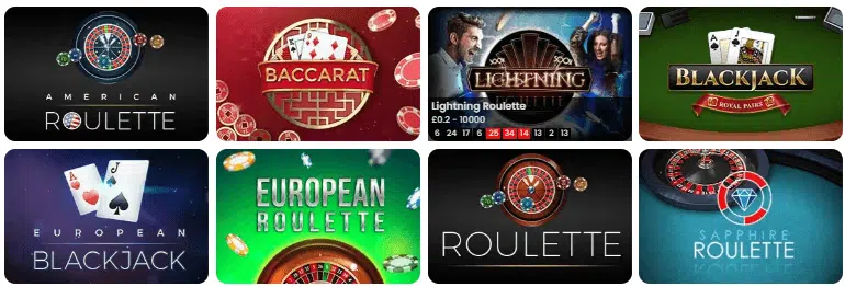 Table Games by Spin Rio Casino Table Games by Spin Rio Casino