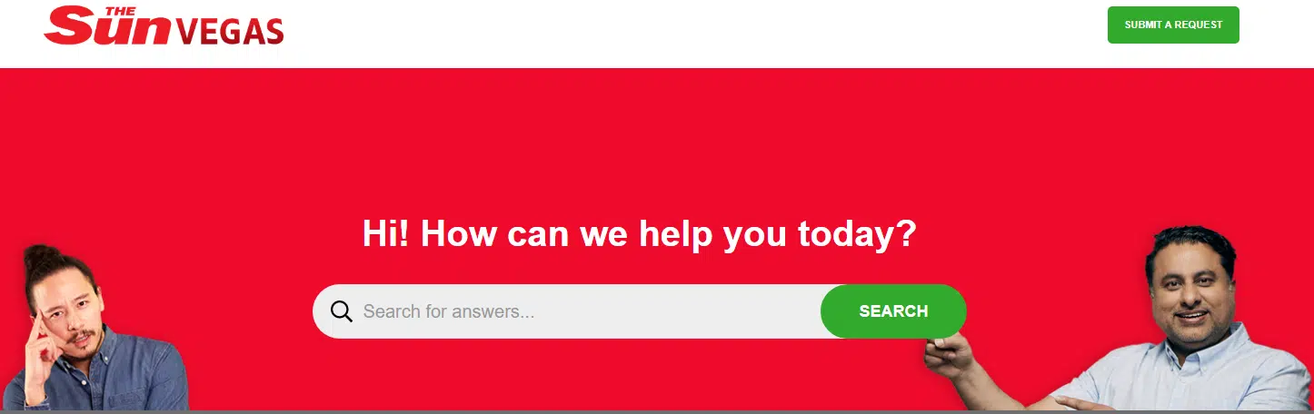 The Sun Vegas Casino Customer Support