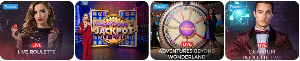 The Sun Vegas Live Casino Games