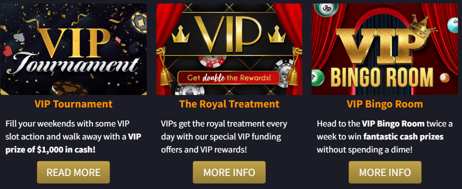 Vegas Crest Casino VIP Program Promos