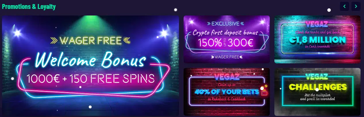 Vegaz Casino Promotions Vegaz Casino Promotions