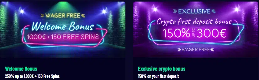 Vegaz Casino Welcome Bonus & Crypto First Deposit Bonus Vegaz Casino Welcome Bonus & Crypto First Deposit Bonus