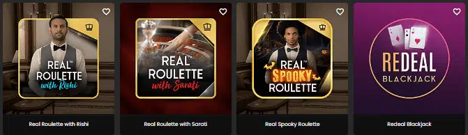 Zodiac Casino Table Games