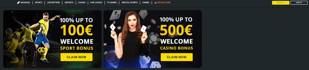 1Bet - User Interface 1Bet - User Interface