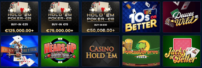 4starsgames Casino Table & Poker Games