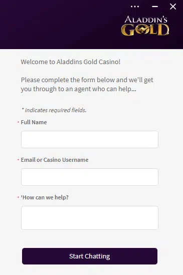 Aladdins Gold Casino Customer Support Aladdins Gold Casino Customer Support