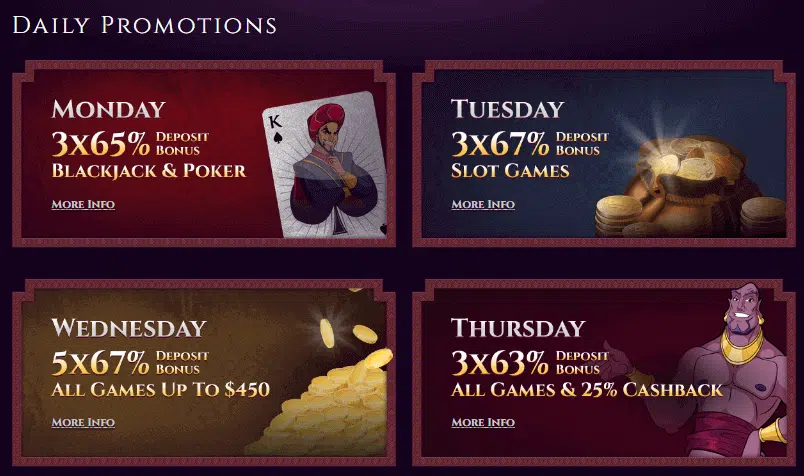 Aladdins Gold Casino Daily Promotions Aladdins Gold Casino Daily Promotions