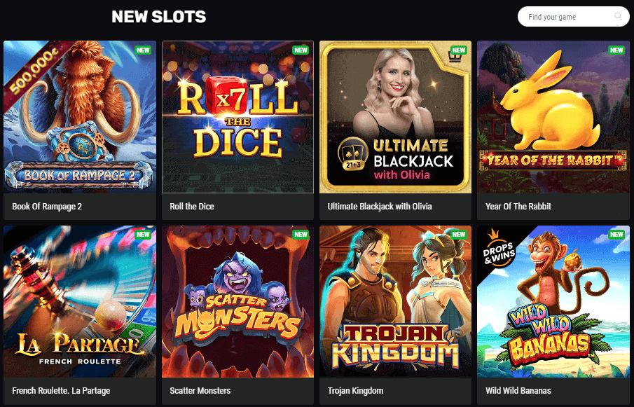 Betamo Casino Slot Games