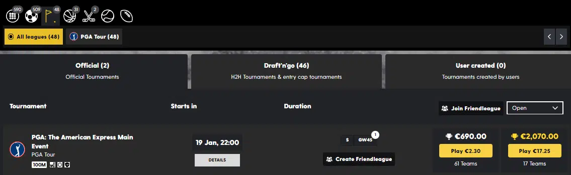 Bethard Golf Betting Bethard Golf Betting