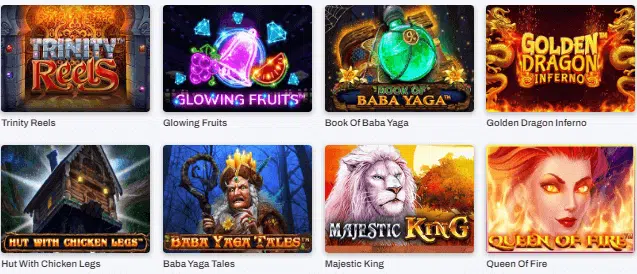 BetWarrior Casino Popular Games