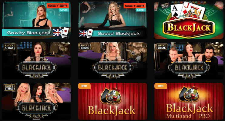 Blackjack Games by CasinoChan