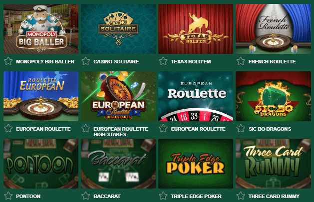 Casino Mate Table Games