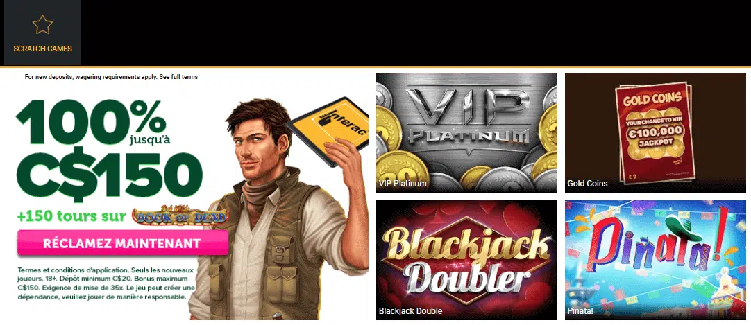 CasinoLuck Scratch Card Games