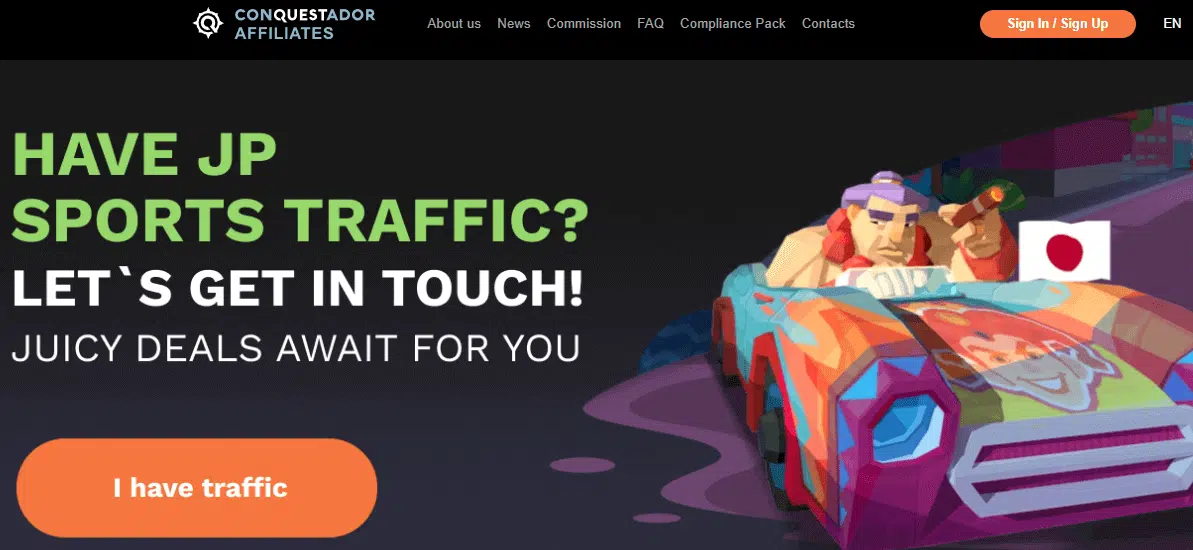 Conquestador Casino Affiliate Program