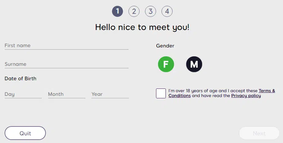 Electric Spins Casino Sign Up Process Electric Spins Casino Sign Up Process