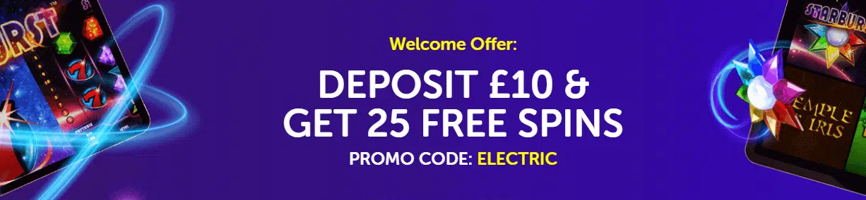 Electric Spins Casino Welcome Offer Electric Spins Casino Welcome Offer