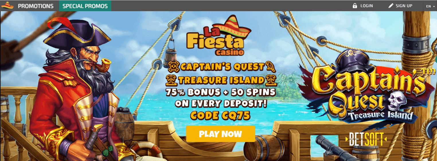 La Fiesta Casino - User Interface