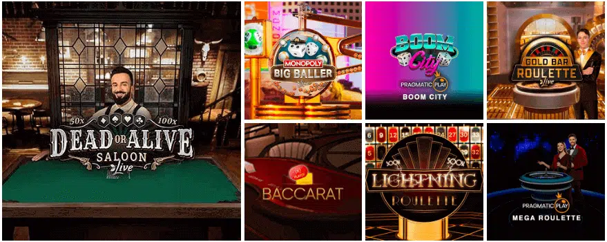 Live Casino Games by Slotnite Casino