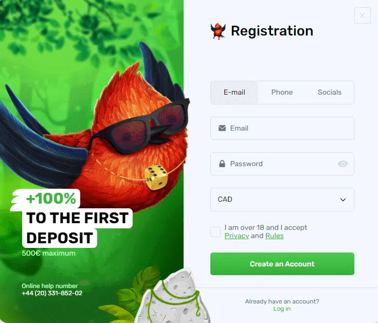 Lucky Bird Casino Sign Up Process Lucky Bird Casino Sign Up Process