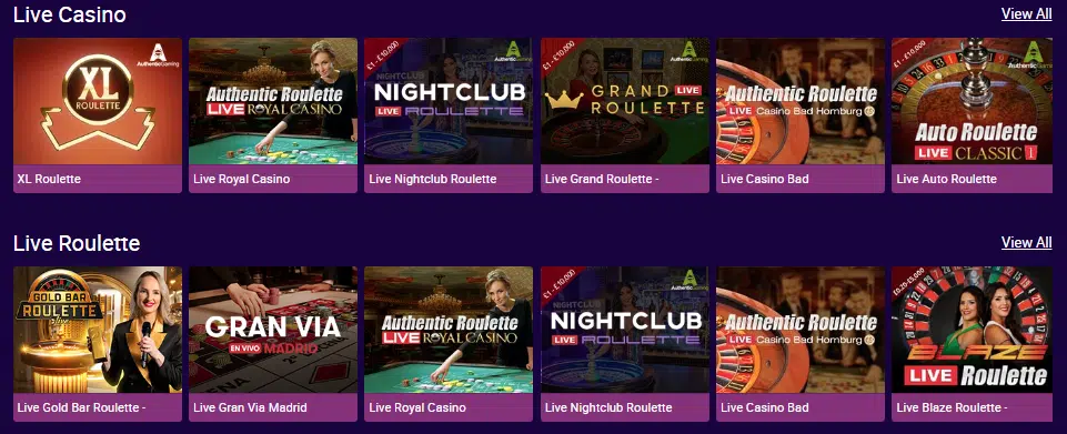 Magical Vegas Casino - Live Games Magical Vegas Casino - Live Games