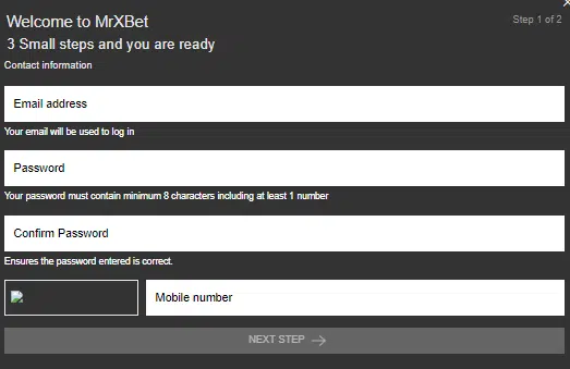 MrXbet Casino Sign Up MrXbet Casino Sign Up